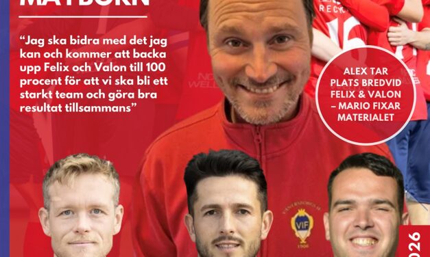 Mayborn kompletterar VIF Herrteamet inför höstsäsongen